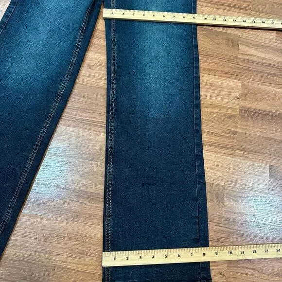 Studio 12 Straight Leg Jeans Relaxed Fit Stretch Denim Pants | Junior Size 3 - Picture 11 of 14